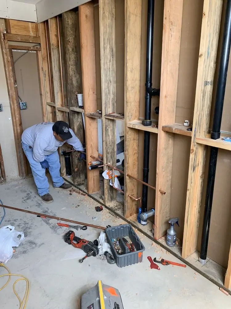 Commercial rough-in plumbing for Gas Line Repair in Robesonia